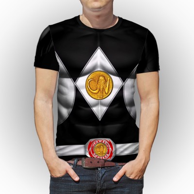 Camiseta FullArt Power Rangers Preto